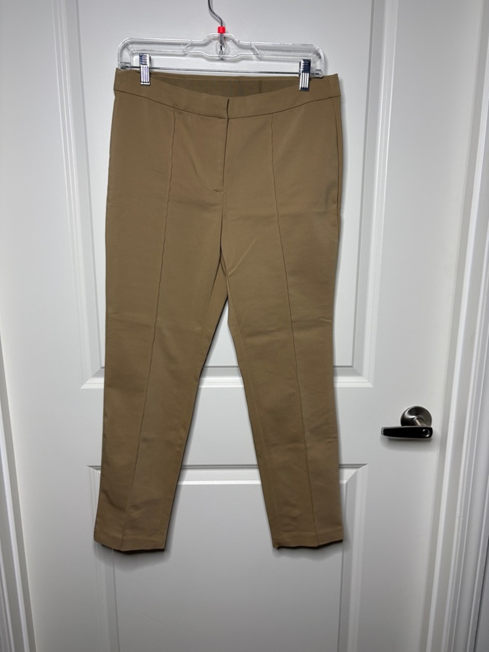 Rafaella Khaki Straight-Leg Dress Pants